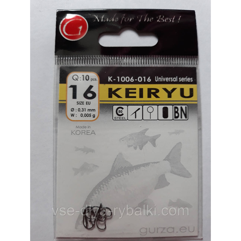 Гачки Gurza keiryu № 16