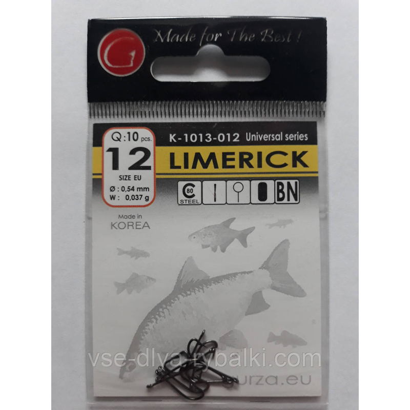 Гачки Gurza limeric № 12