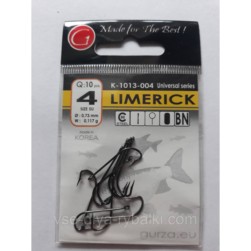 Гачки Gurza limeric № 4