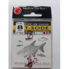 Гачки Gurza tokyo sode red № 8