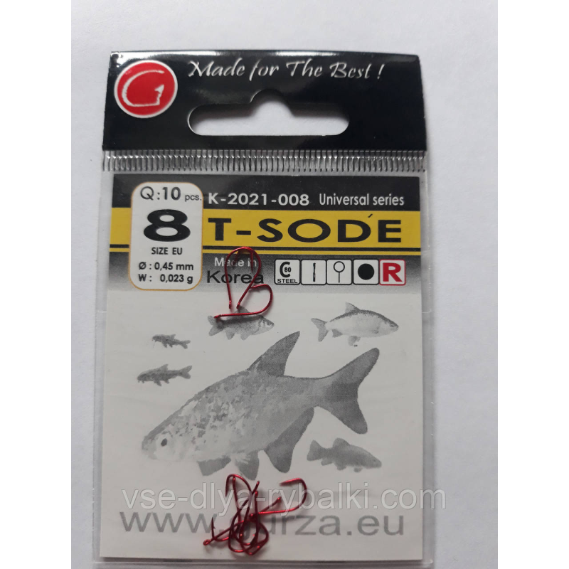 Гачки Gurza tokyo sode red № 8