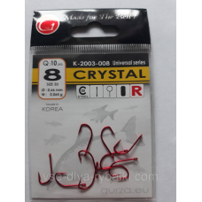 Гачки Gurza crystal red № 8