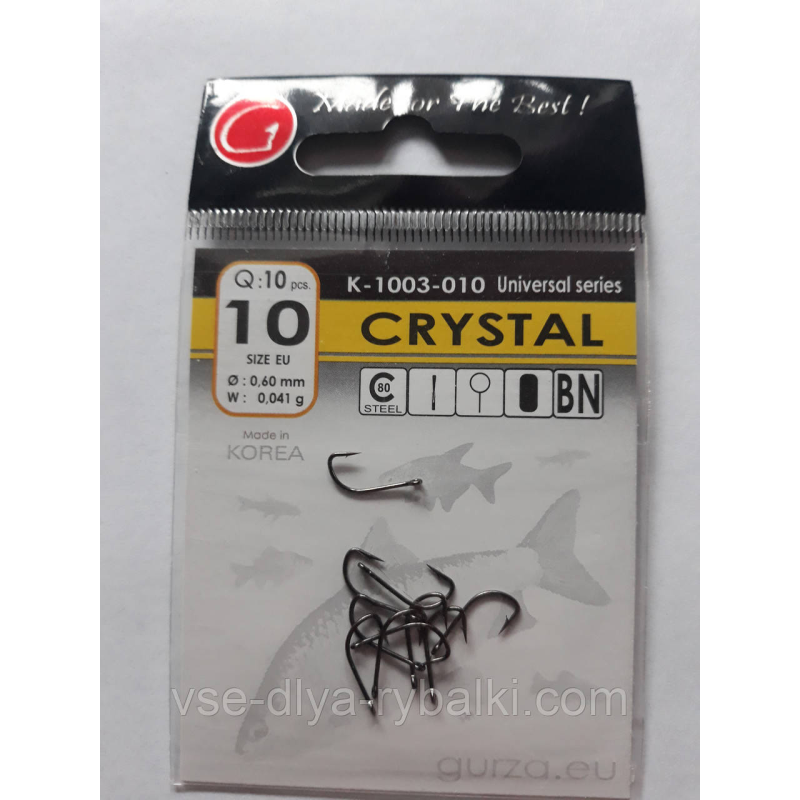 Гачки Gurza crystal № 10