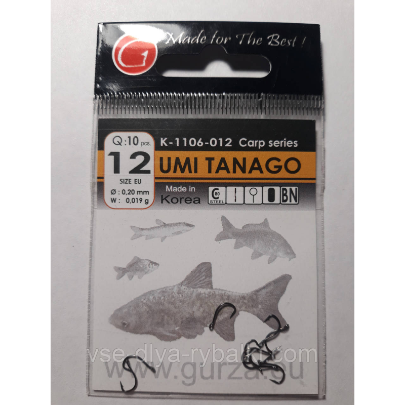 Гачки Gurza umi tanago № 12
