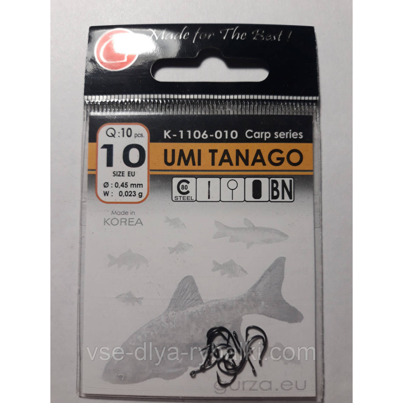 Гачки Gurza umi tanago № 10