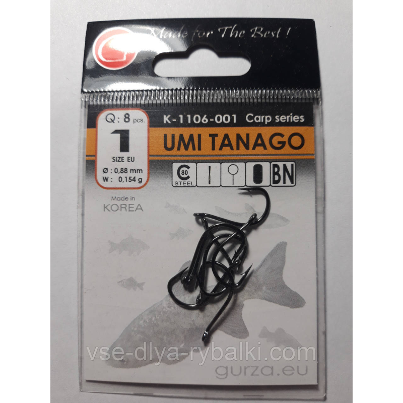 Гачки Gurza umi tanago № 1