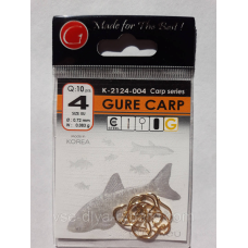 Гачки Gurza gure carp gold № 4