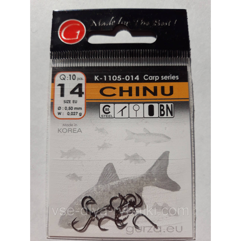 Гачки Gurza chinu № 14