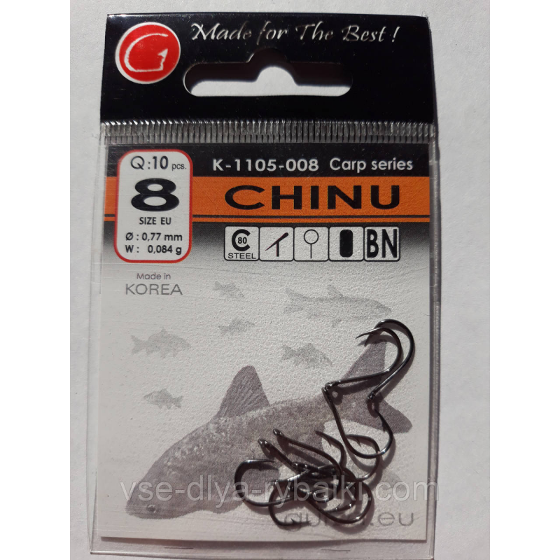 Гачки Gurza chinu № 8