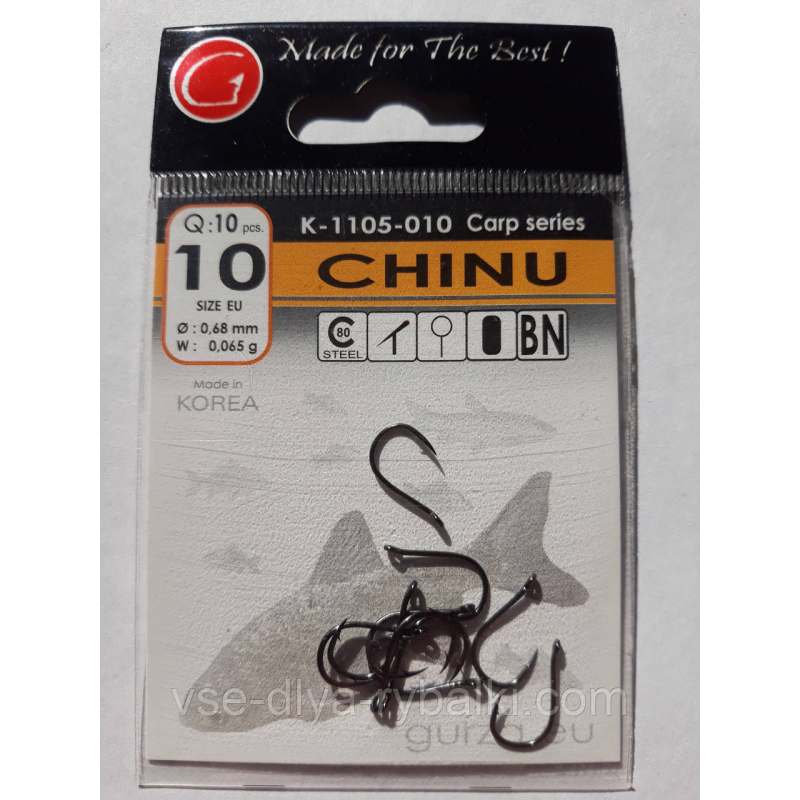 Гачки Gurza chinu № 10