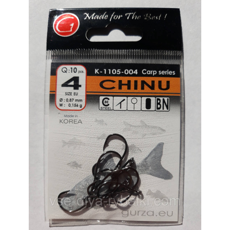 Гачки Gurza chinu № 4