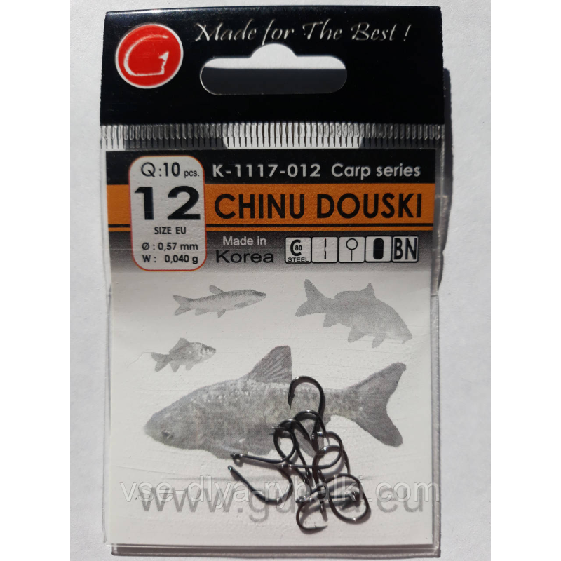 Гачки Gurza chinu douski № 12