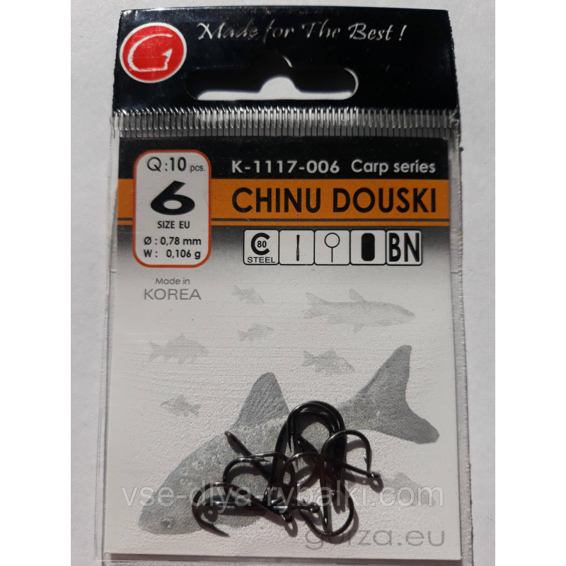 Гачки Gurza chinu douski № 6