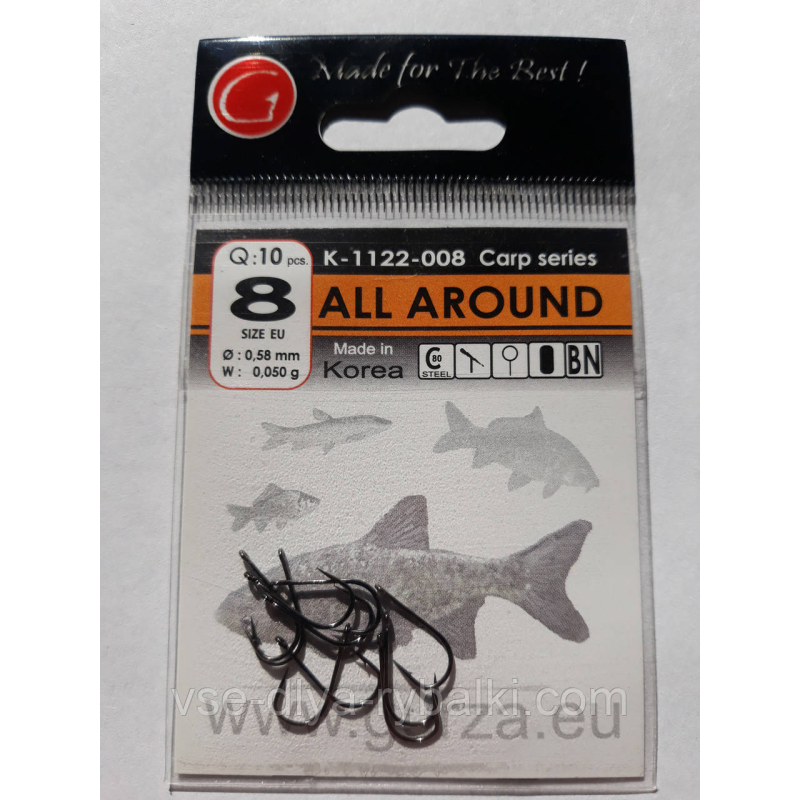 Гачки Gurza all around № 8