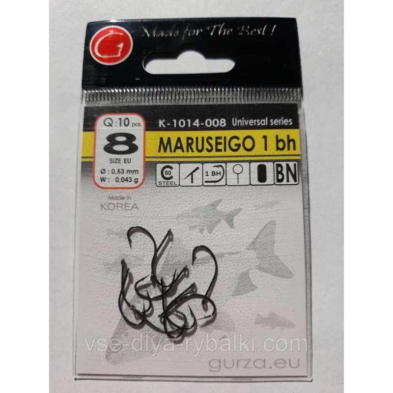 Гачки Gurza maruseigo № 8
