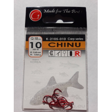 Гачки Gurza chinu red № 10
