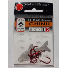 Гачки Gurza chinu red № 6