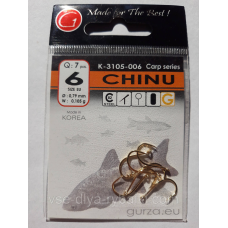 Гачки Gurza chinu gold № 6