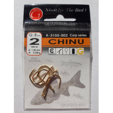 Гачки Gurza chinu gold № 2