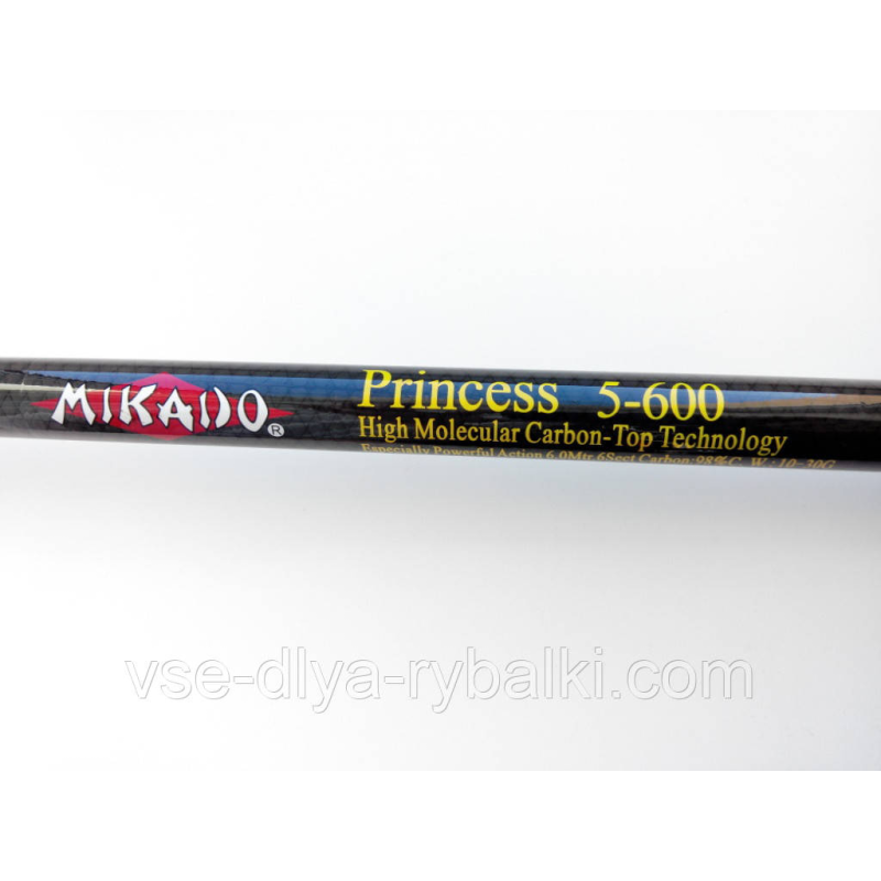 Вудлище Mikado Princess 6м без кілець