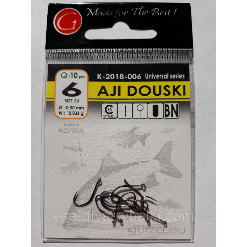 Гачки Gurza aji douski № 6