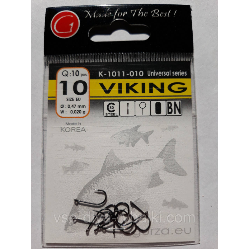 Гачки Gurza viking № 10