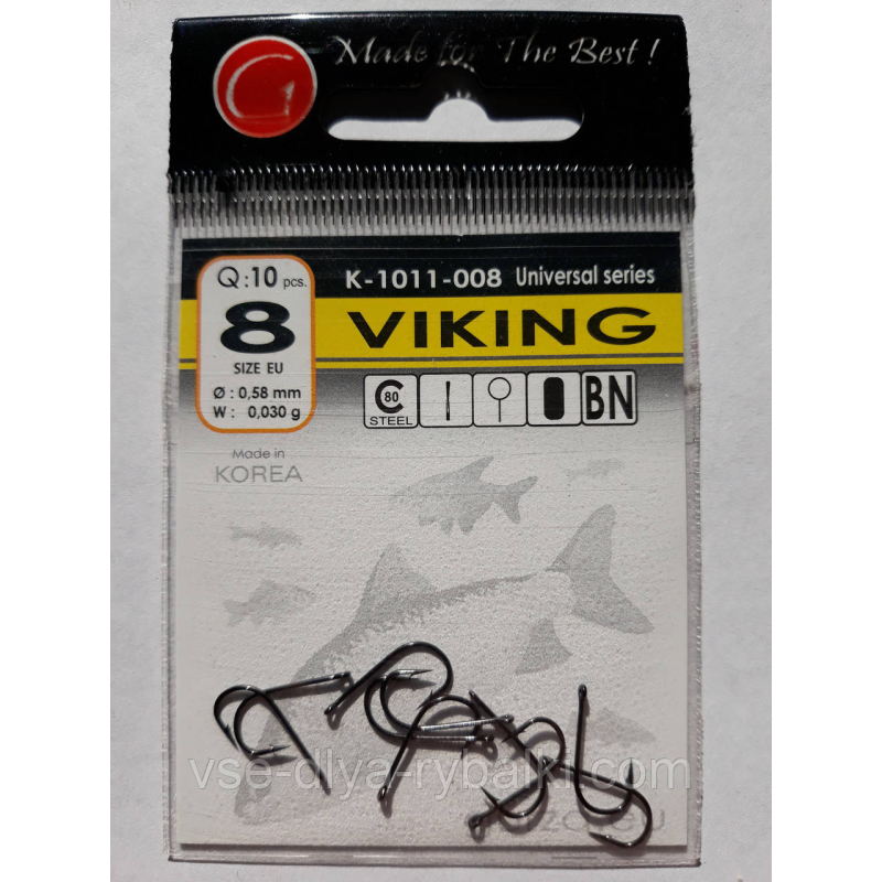 Гачки Gurza viking № 8