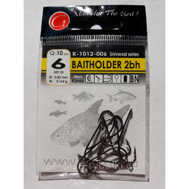 Гачки Gurza baitholder № 6