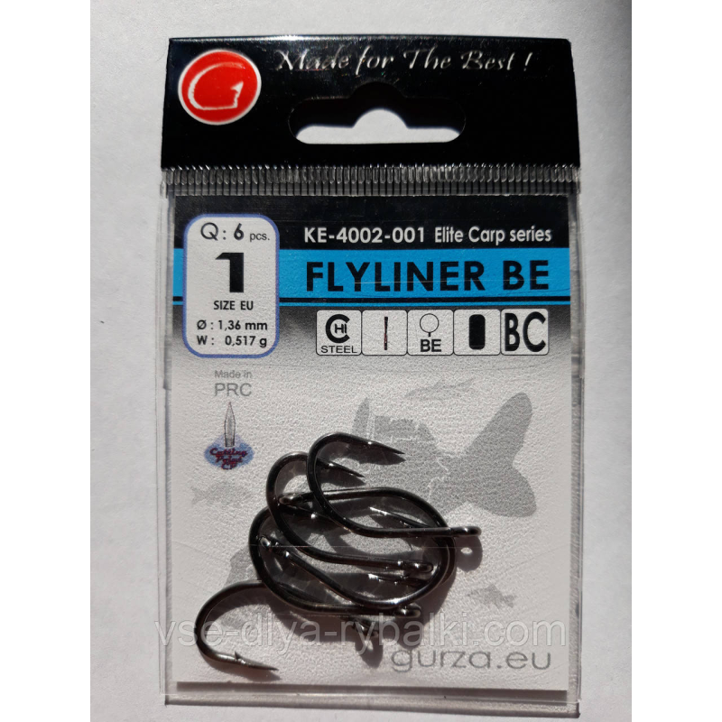 Гачки Gurza flyliner be № 1