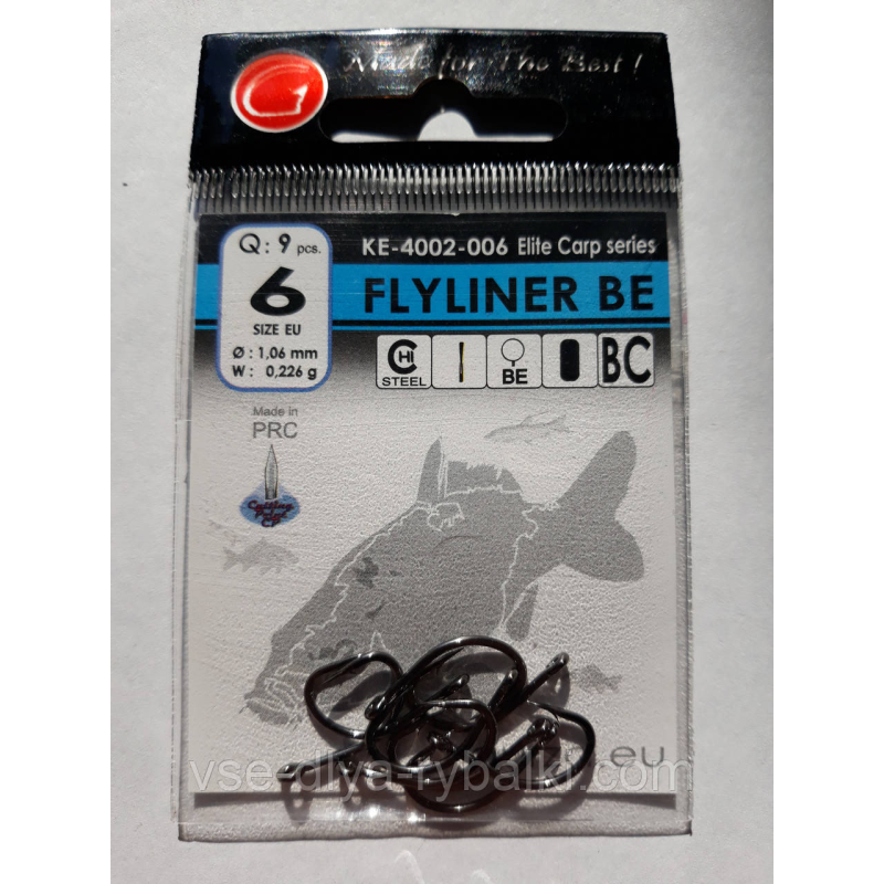 Гачки Gurza flyliner be № 6