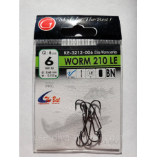 Гачки Gurza worm 210 le № 6