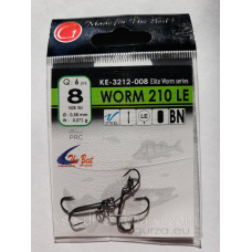 Крючки Gurza worm 210 le № 8