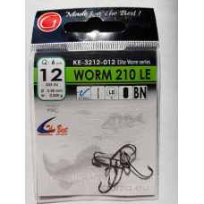 Гачки Gurza worm 210 le № 12