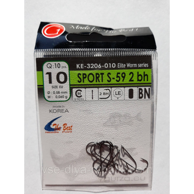 Гачки Gurza велике вухо sport s-59 № 10