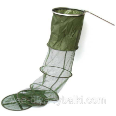 Садок рибальський 2.5 метра дрібна сітка d=45 мм