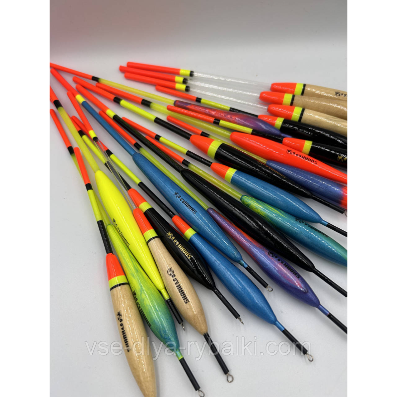 Поплавок дерево “SHARK“ мікс 2 від 4-7 грама