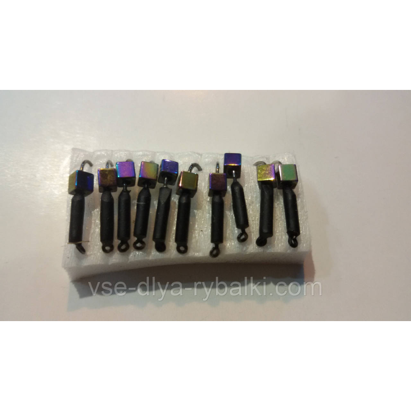 Блешня вольфрамова чорна гвоздекубик 0,3 г