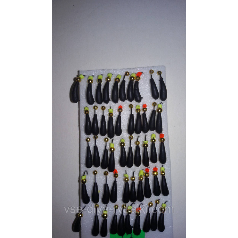 Блешня вольфрамова уралка кулька золото малий 0,6 г