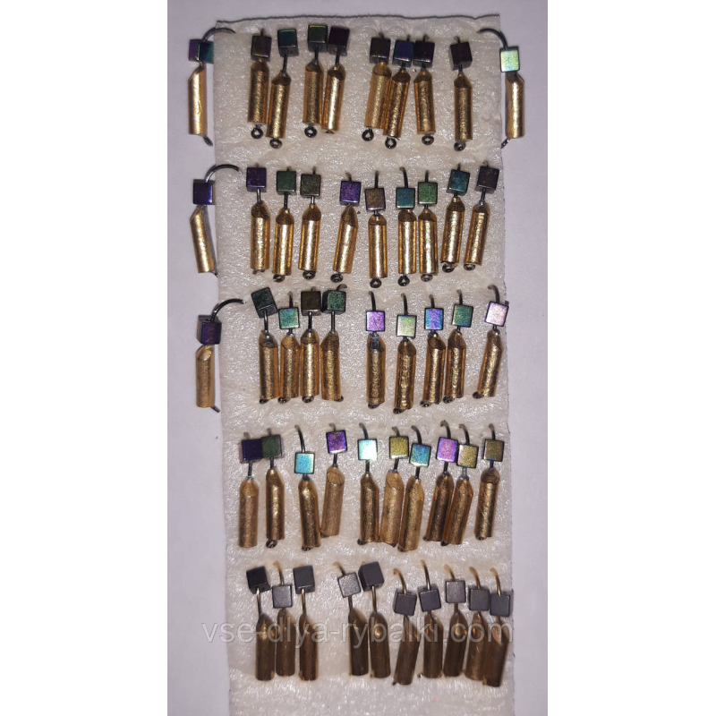 Блешня вольфрамова гвоздекубик 0,35 г