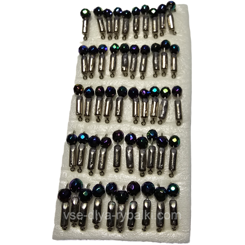 Мормишка вольфрамова срібло цвяхокулька хамеліон 0,4 г