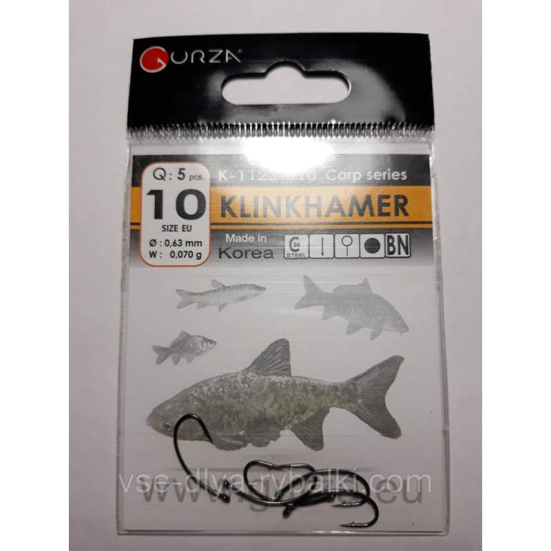 Гачки Gurza klinkhamer № 10