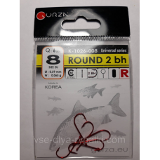 Гачки Gurza round red 2 bh № 8