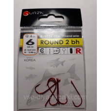 Гачки Gurza round red 2 bh № 6