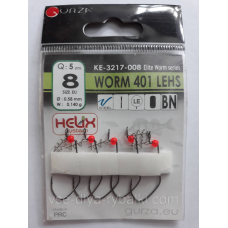 Крючки Gurza worm 401 lehs № 8