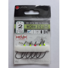 Гачки Gurza worm 310 lehs № 2