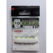 Гачки Gurza worm 101 lehs № 10