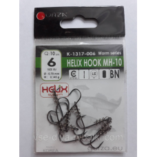 Гачки Gurza Helix Hook MH-10 № 6