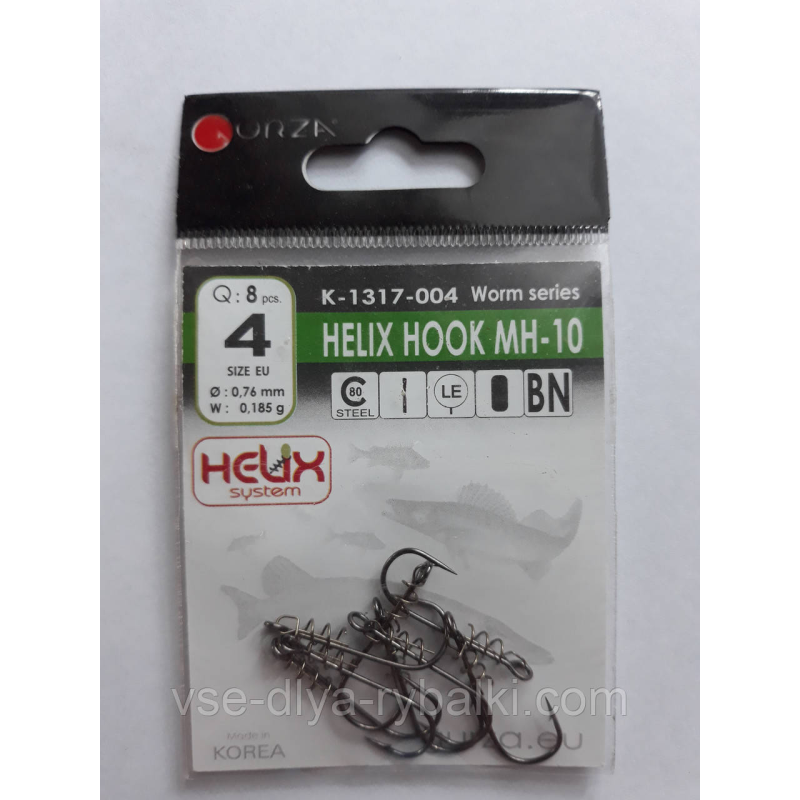 Гачки Gurza Helix Hook MH-10 № 4