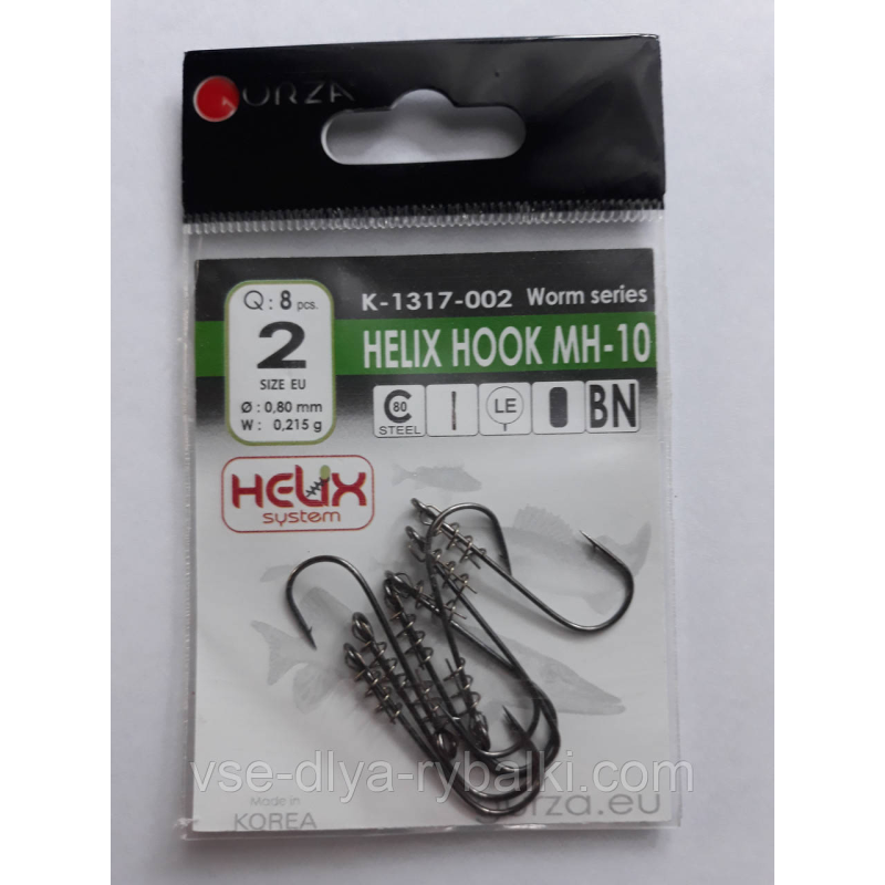 Гачки Gurza Helix Hook MH-10 № 2