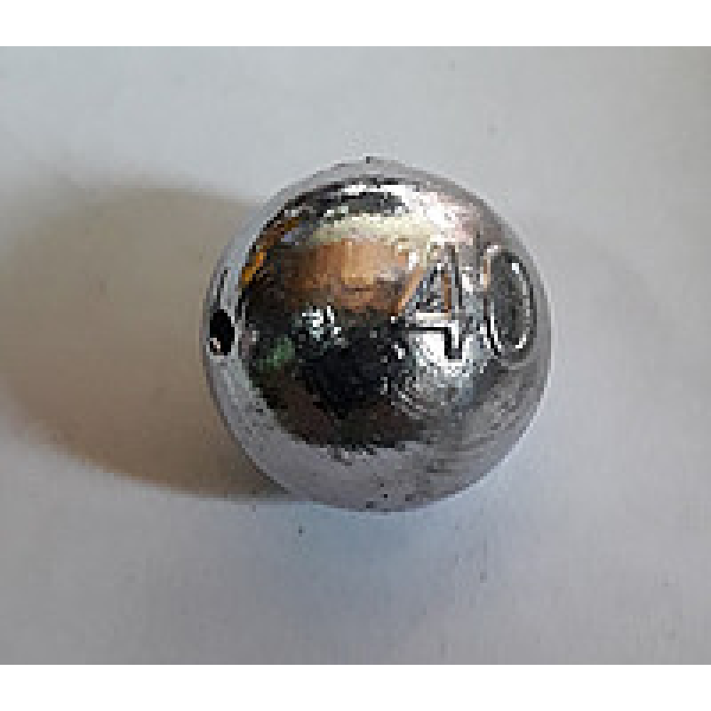 Груз рыболовный скользящий шар оливка 40 грм